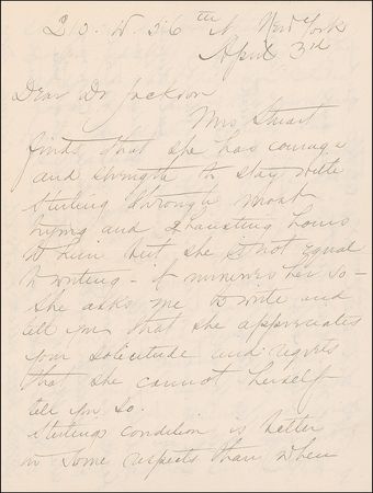 Lot #340 Ellzabeth B. Custer Handwritten Letter Signed - Image 1