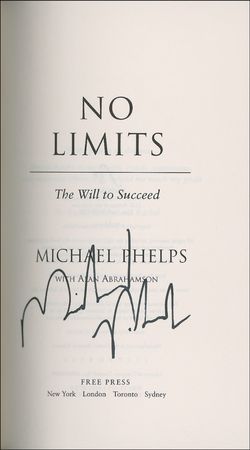 Lot #1491 MIchael Phelps Book - Image 1