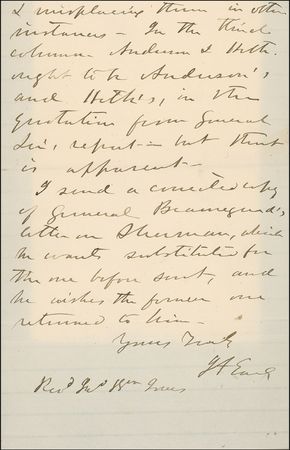 Lot #344 Jubal Early: Confederate controversy continues: Early takes on Longstreet and mentions Fitz Lee, Pendleton, Beauregard, and Sherman - Image 3