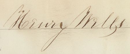 Lot #327 Henry Wells and William Fargo Signed Document - Image 2