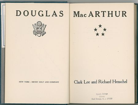 Lot #354 Douglas MacArthur Book - Image 2