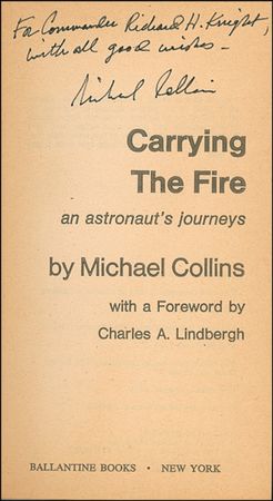 Lot #416 Michael Collins Book - Image 1