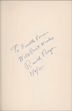 Lot #103 Ronald Reagan Book - Image 1