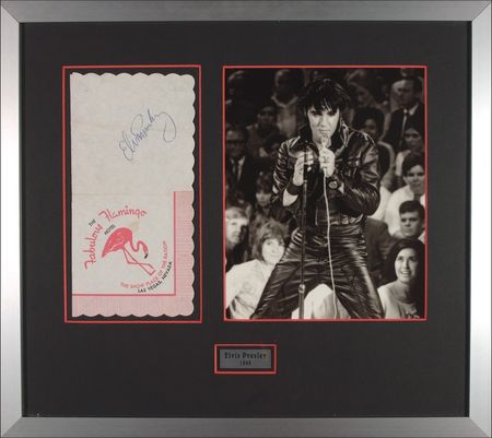 Lot #804 Elvis Presley Signature - Image 1