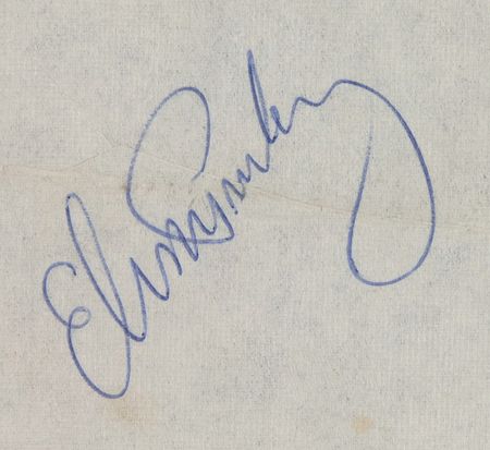 Lot #804 Elvis Presley Signature - Image 2