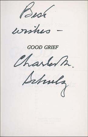 Lot #589 Charles Schulz Book - Image 1