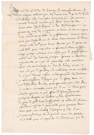 Lot #248 Louis XIII Signed Letter - Image 1