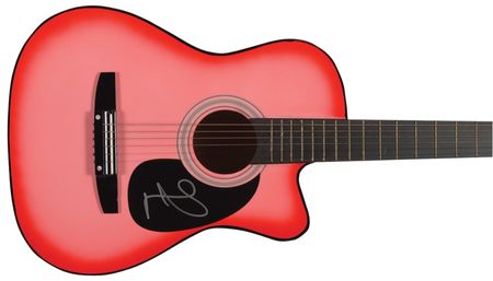 Lot #678 Miley Cyrus Guitar - Image 1