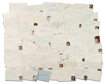 Lot #1197 Signature Collection: STAR STRUCK: Collection of 10,000 in-person signatures from the 1950s through the 1990s - Image 2