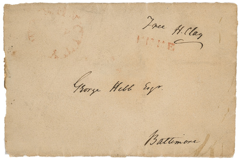 Lot 193 Henry Clay Free Frank