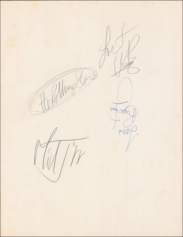 Lot 857 The Rolling Stones Program