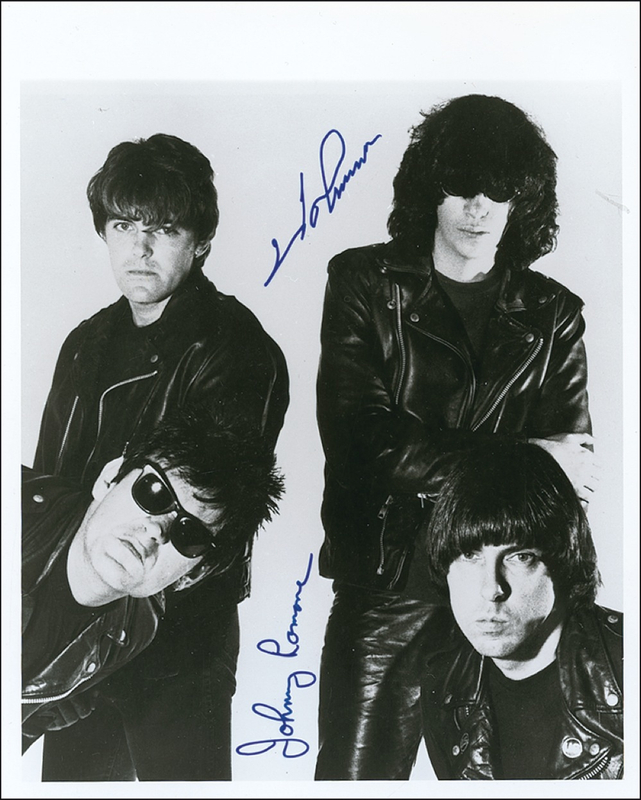 Lot 849 The Ramones Signed Photograph