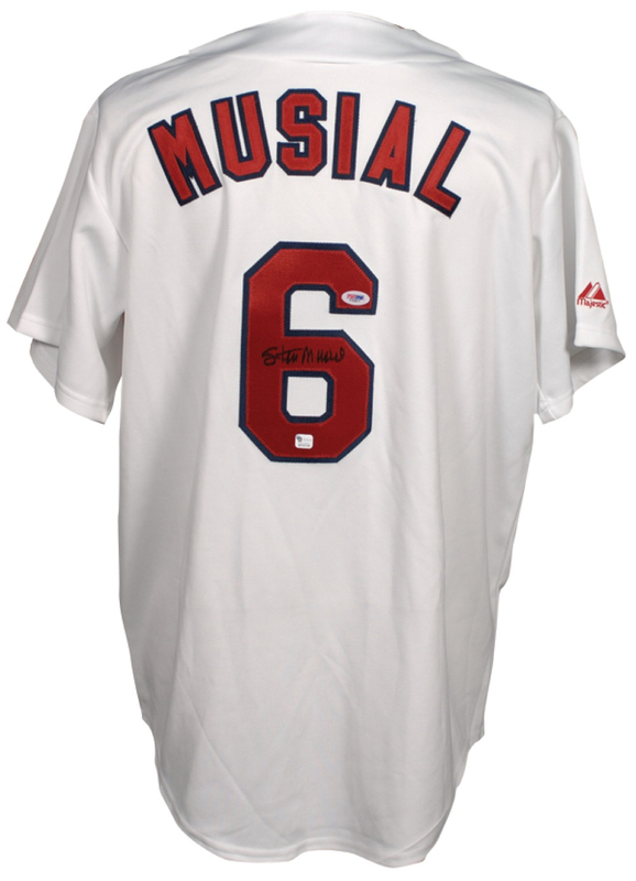 Lot 1526 Stan Musial Baseball Jersey