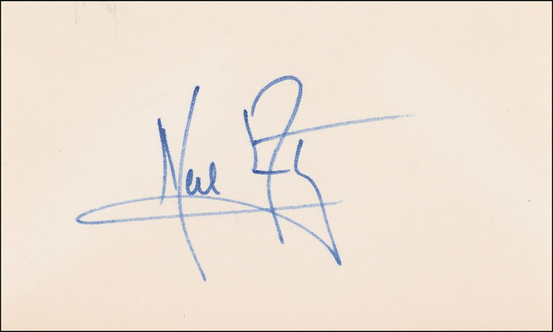 Lot 419 Neil Armstrong Signature