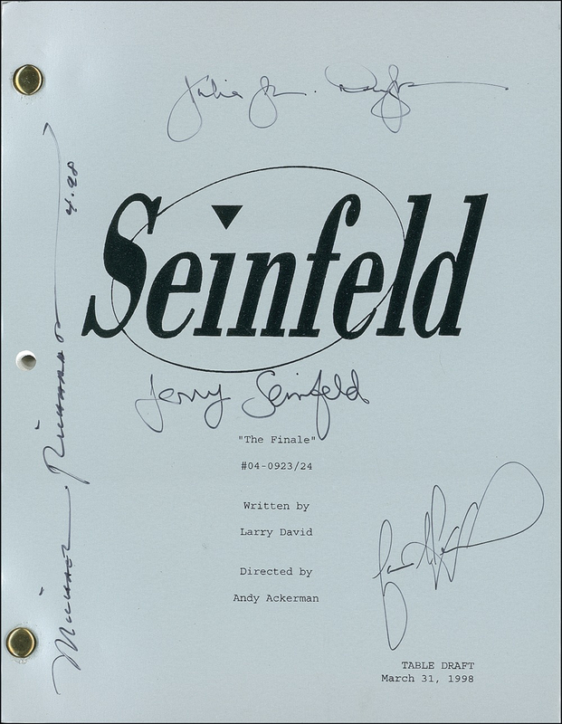Lot 1320 Seinfeld Script
