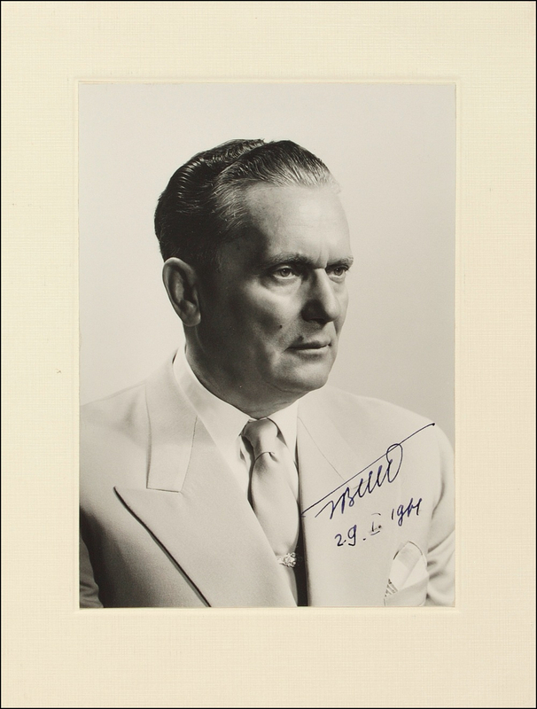 Lot 331 Josip Tito Signed Photograph