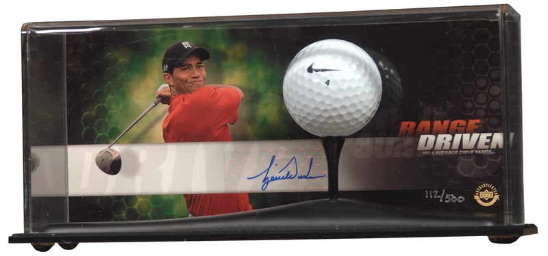 Lot 1594 Tiger Woods Upper Deck Display