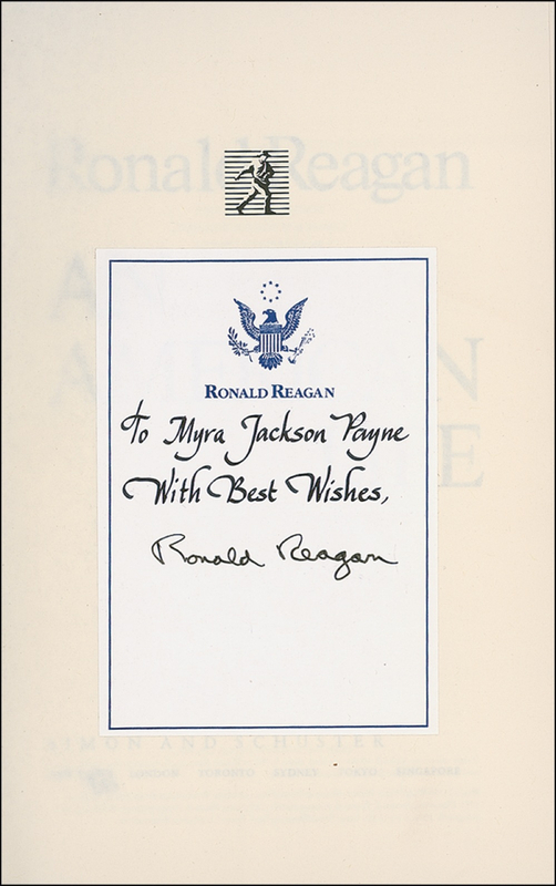 Lot 123 Ronald Reagan Book
