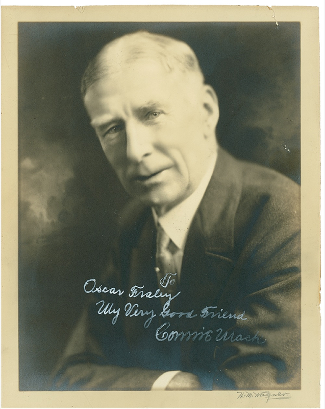 Lot 1513 Connie Mack Signed Photograph