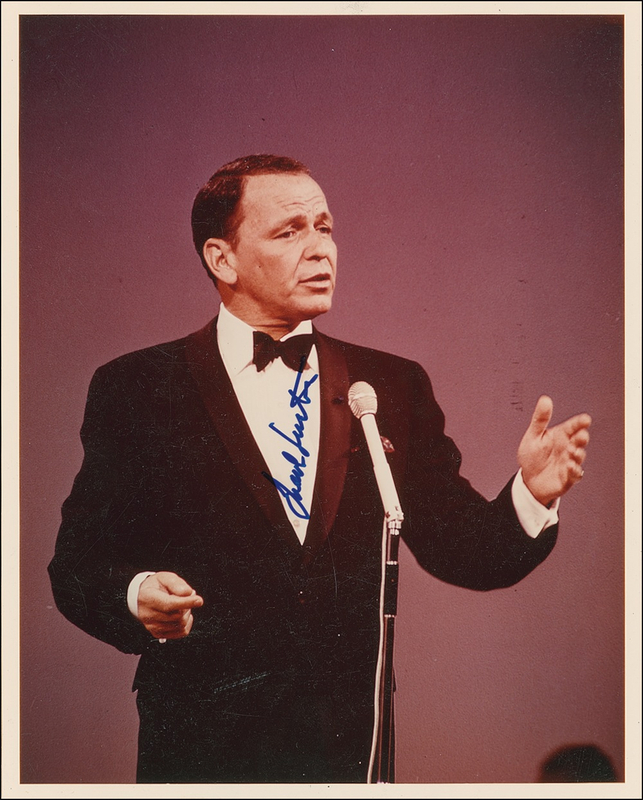 Lot 879 Frank Sinatra Signed Photograph