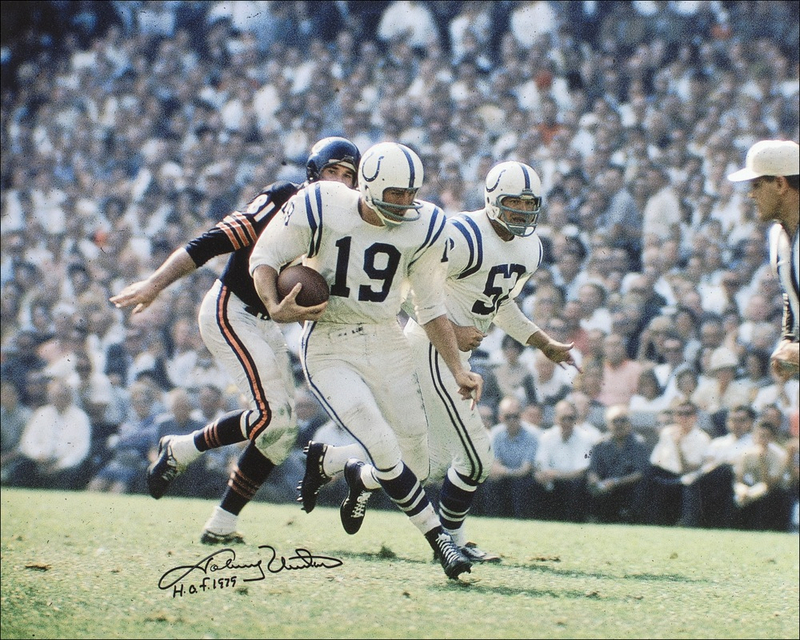 Lot 1575 Johnny Unitas Signed Photograph