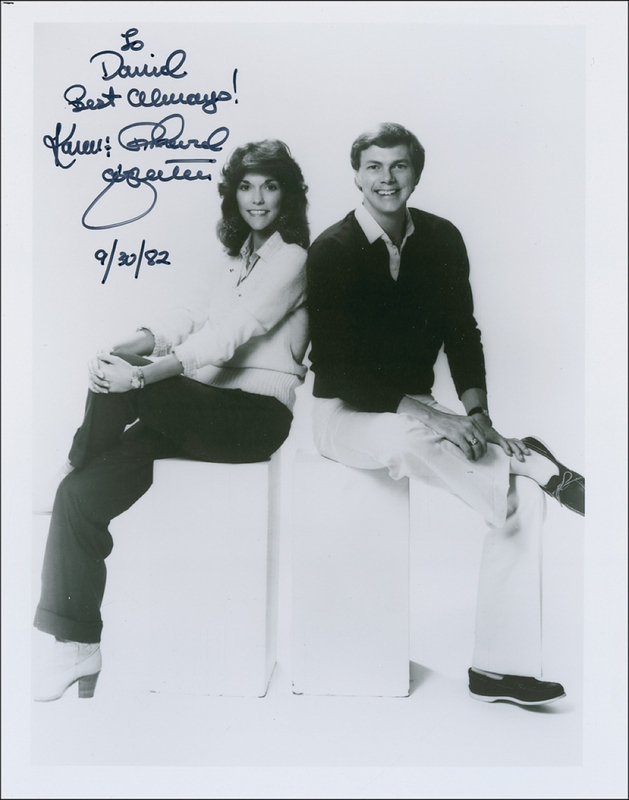 Lot 701 The Carpenters Signed Photograph