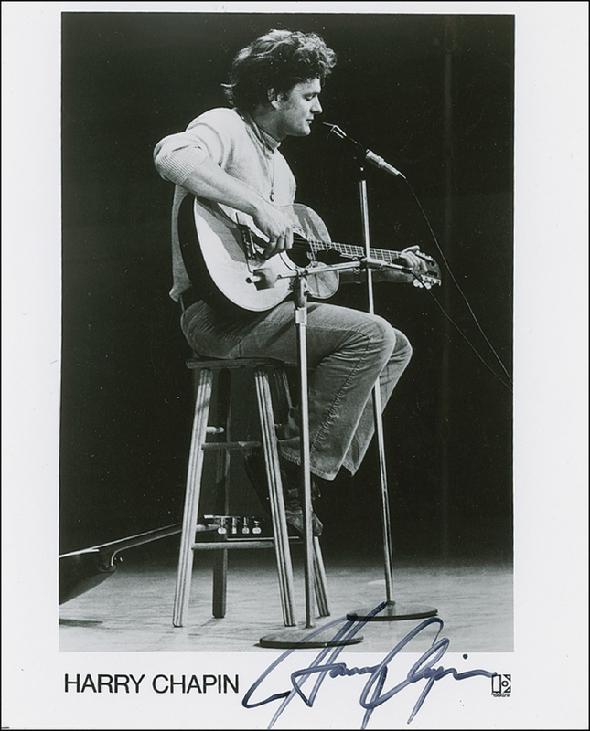 Lot 706 Harry Chapin Signed Photograph