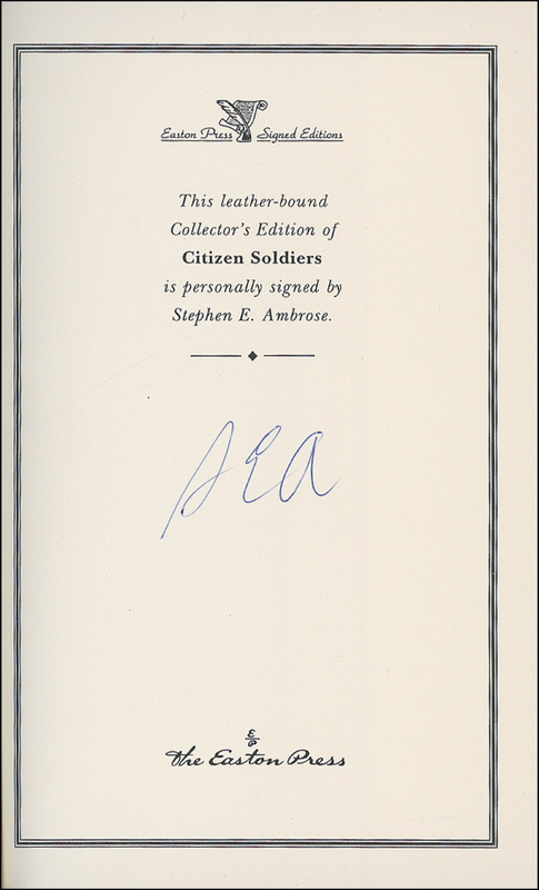 Lot 461 Stephen E. Ambrose Book