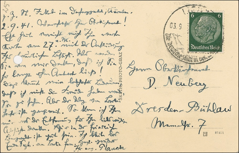 Lot 303 Max Planck Handwritten Letter Signed