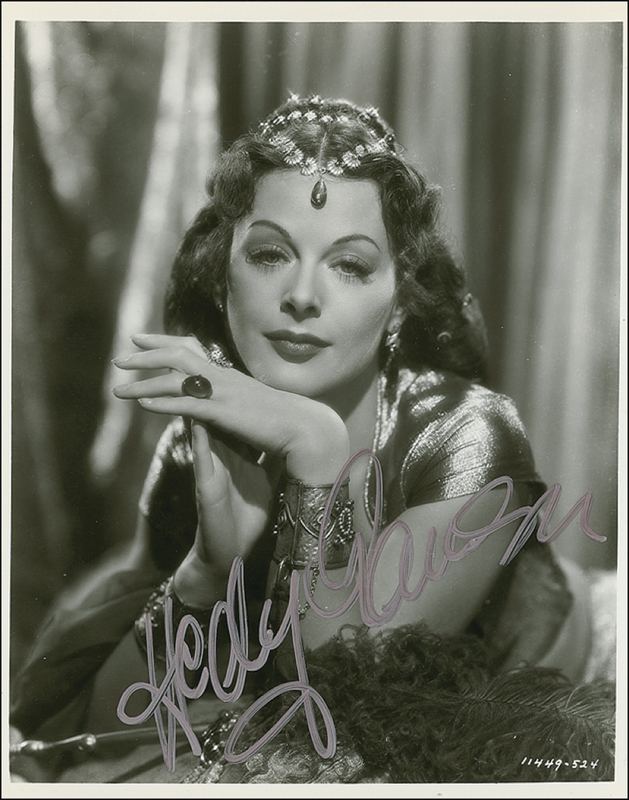Lot 1181 Hedy Lamarr Signed Photograph