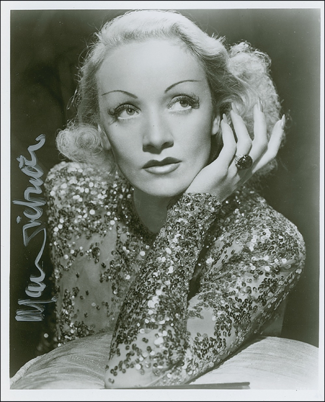 Lot 1060 Marlene Dietrich Signed Photograph