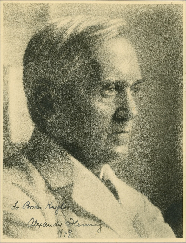 Lot 226 Alexander Fleming Signed Photograph