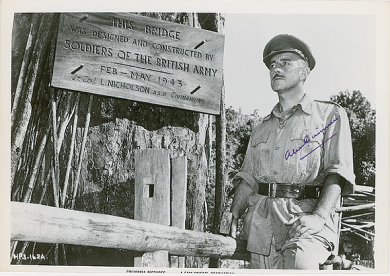 Lot 1112 Alec Guinness Signed Photograph
