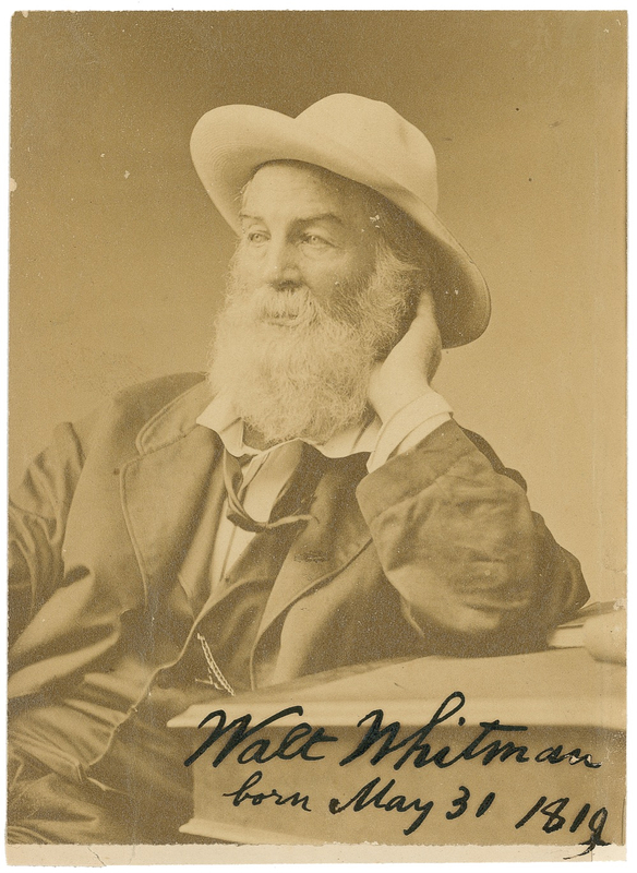 Lot 614 Walt Whitman: Most influential American poet