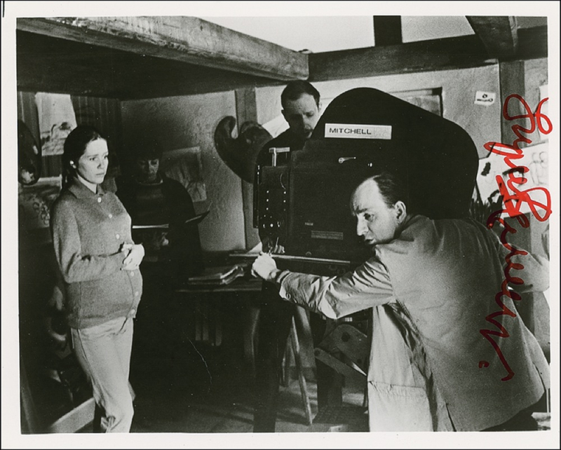 Lot 981 Ingmar Bergman Signed Photograph