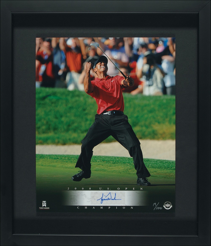 Lot 1593 Tiger Woods Signed Photograph