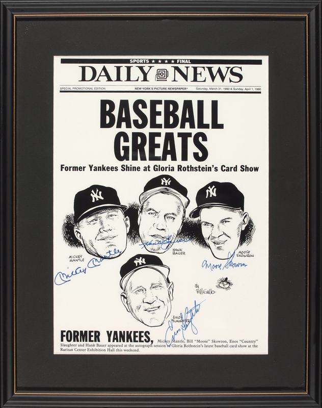 Lot 1430 Baseball Greats Poster