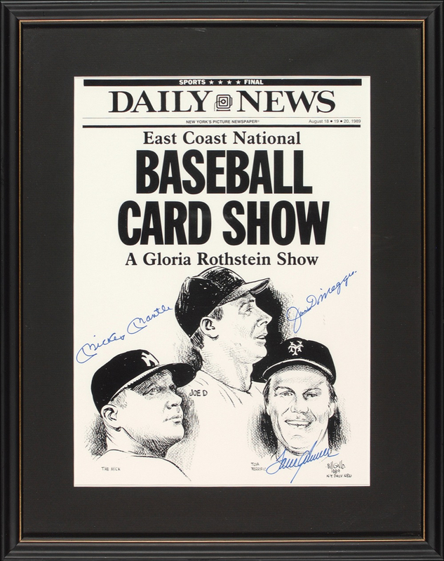 Lot 1515 Mantle, DiMaggio, and Seaver Poster