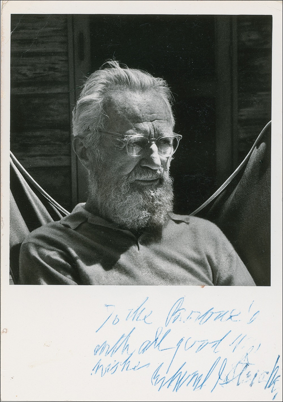 Lot 593 Edward Steichen Signed Photograph