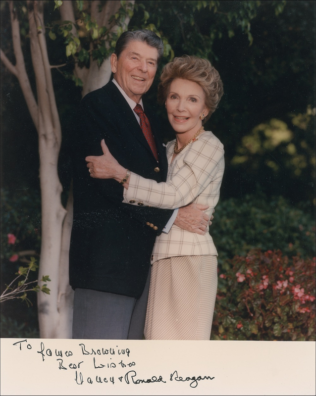 Lot 131 Ronald and Nancy Reagan Signed Photograph