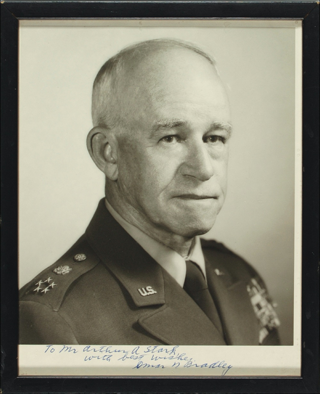 Lot 350 Omar Bradley Signed Photograph