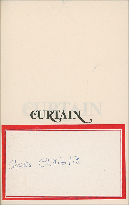Lot 480 Agatha Christie Book
