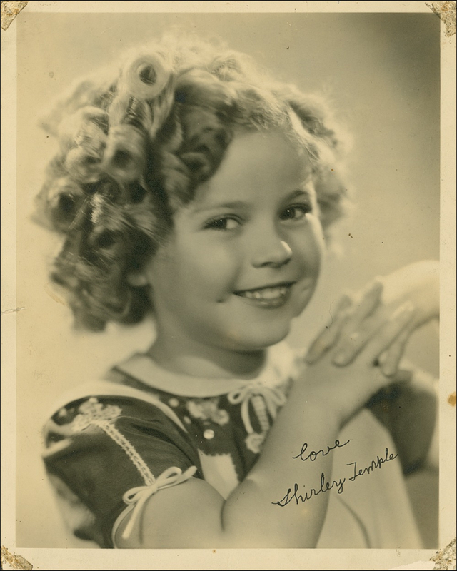 Lot 1363 Shirley Temple Signed Photograph