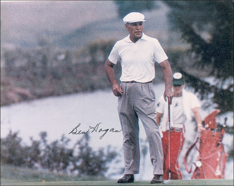 Lot 1492 Ben Hogan Signed Photograph
