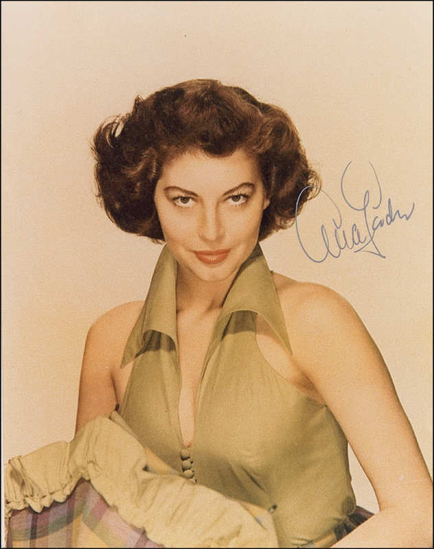 Lot 1094 Ava Gardner Signed Photograph