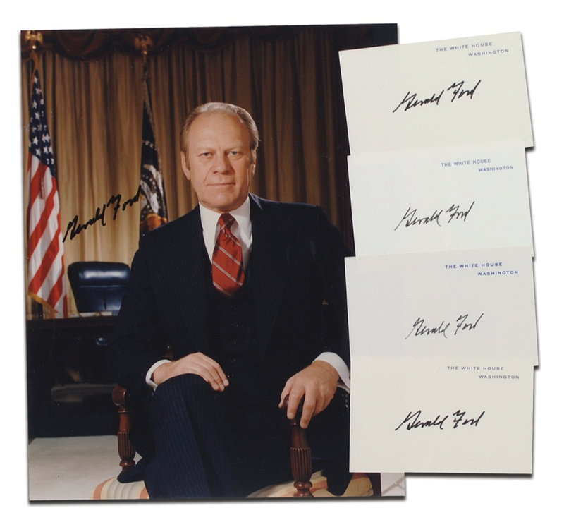 Lot 54 Gerald Ford Group Lot