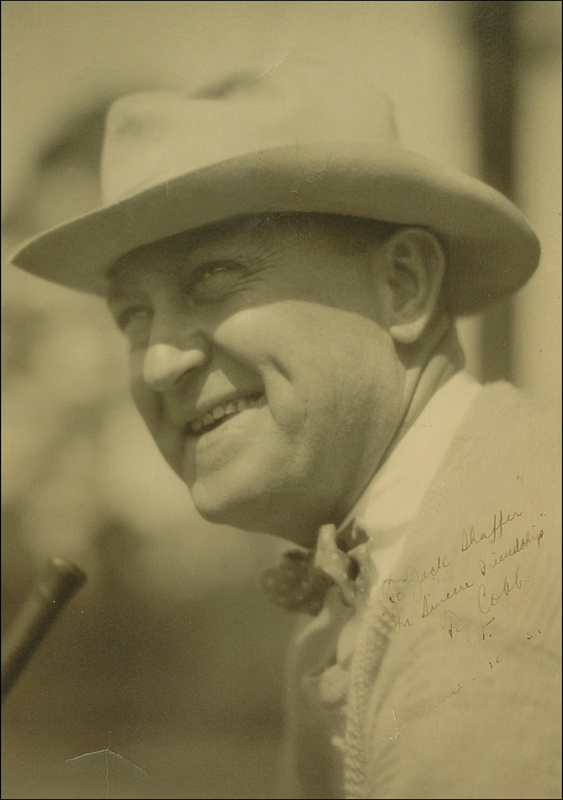 Lot 1453 Ty Cobb Signed Photograph