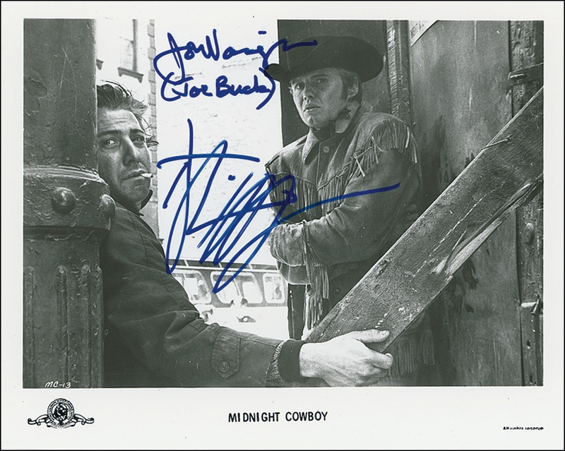 Lot 1227 Midnight Cowboy Signed Photograph