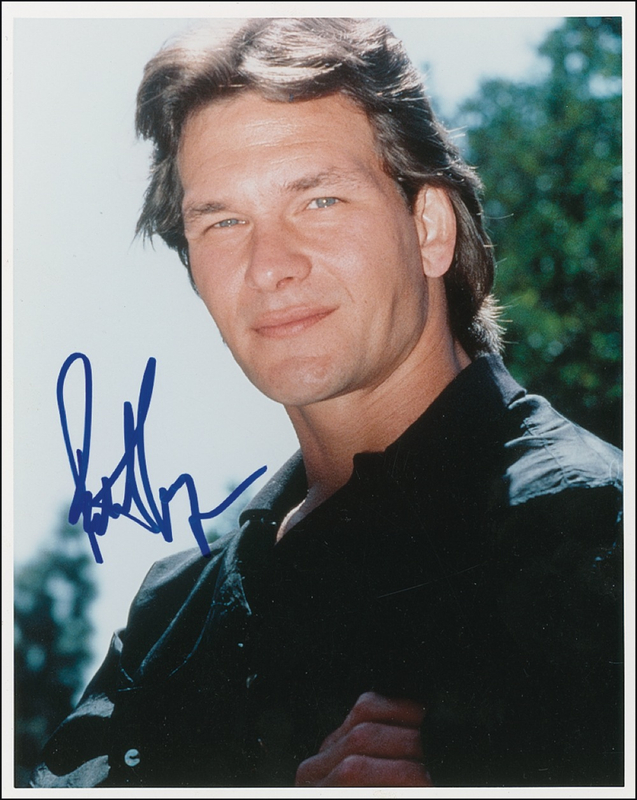 Lot 1356 Patrick Swayze Signed Photograph