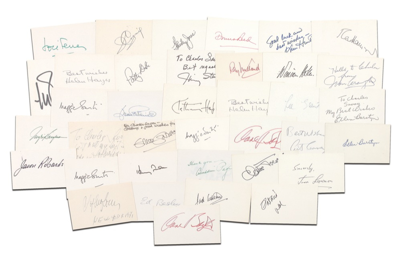 Lot 937 Academy Award Winners Group Lot